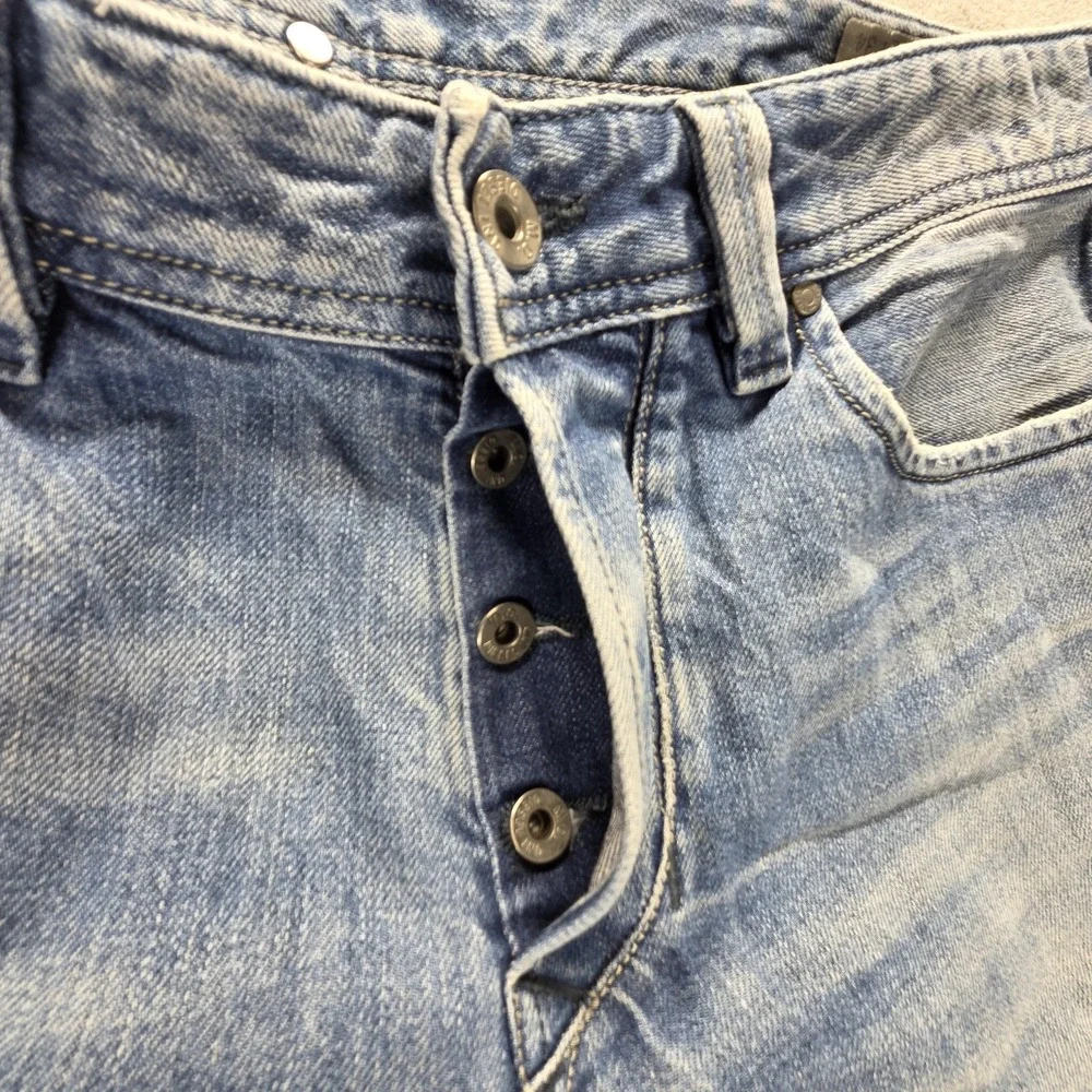 Diesel Jeans Mens 32x34 Blue Larkee Regular Straight Button Fly Made Italy 008XR